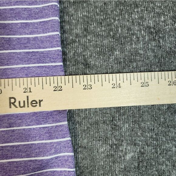 Johnnie-O Newton Mens Golf Polo Shirt Size L Purple Striped JMPO4190 HSU Logo - Picture 11 of 14